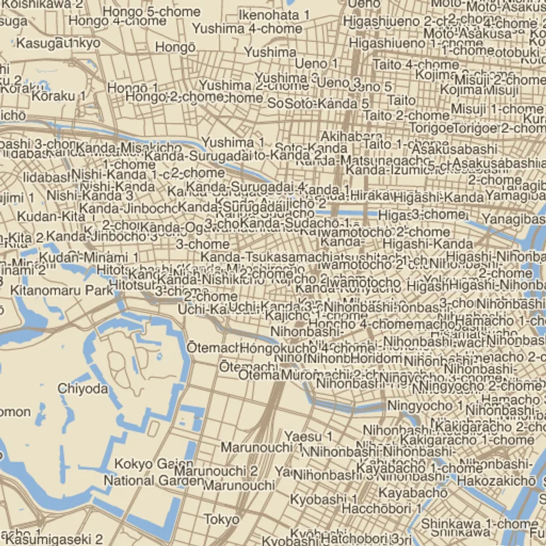 The same labels with collision disabled — overlapping and unreadable