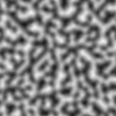Simplex noise: smooth blobs much like Perlin