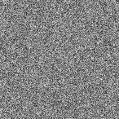 White noise: independent random grey per pixel