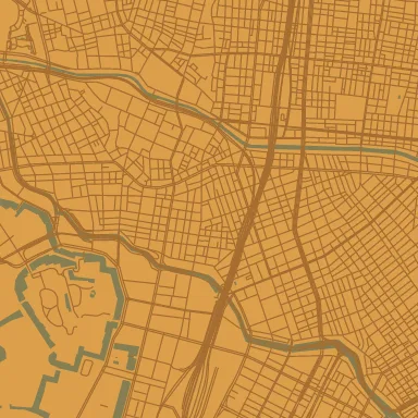 The same tile after blend