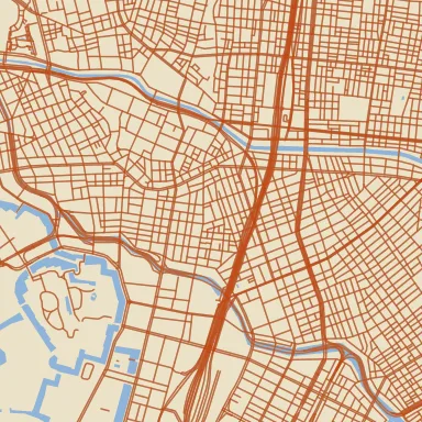 A tile rendered with buffer